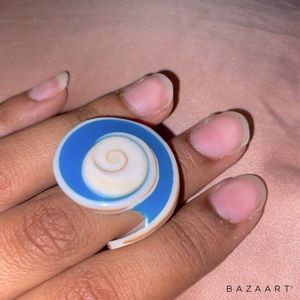 Seashell Statement Ring